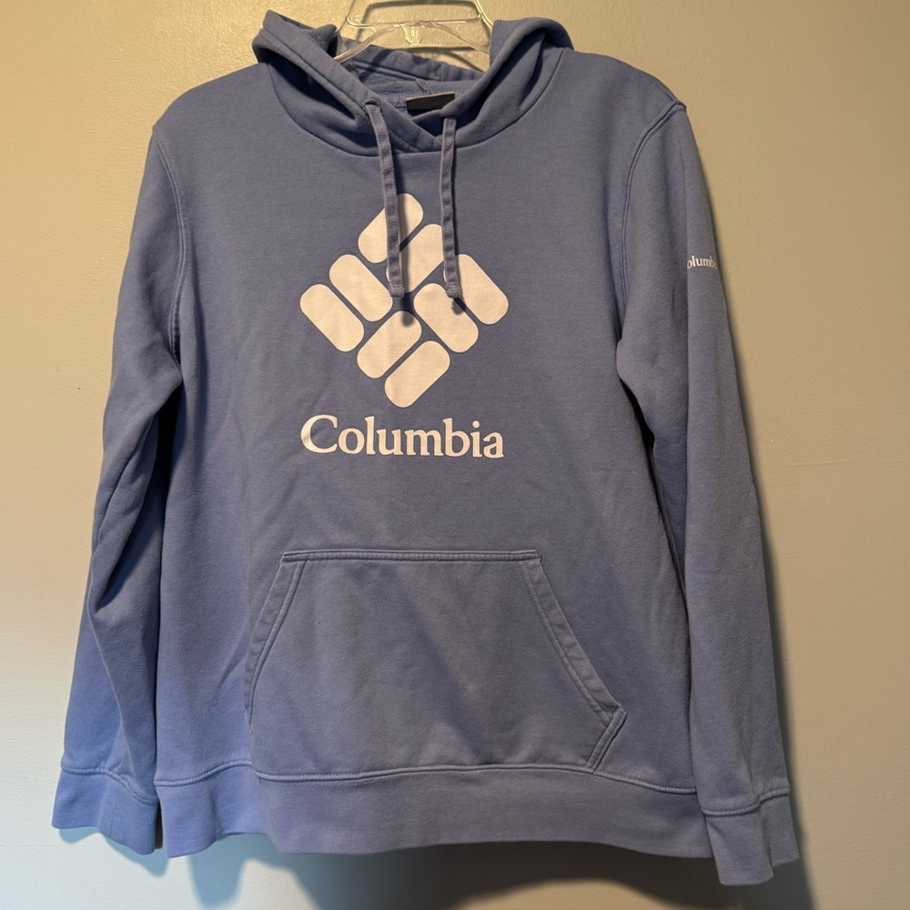 Columbia Hoodie With Kangaroo Pocket Sz L
